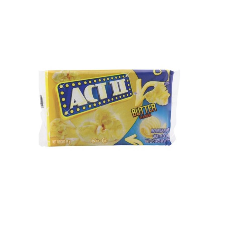 ACT II BUTTER TRAY 85G 12CT