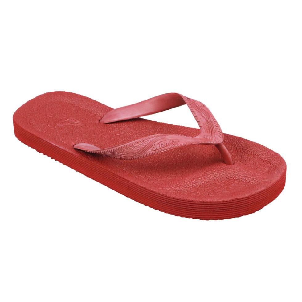 Shop Islander Slipper For Men Red online | Lazada.com.ph