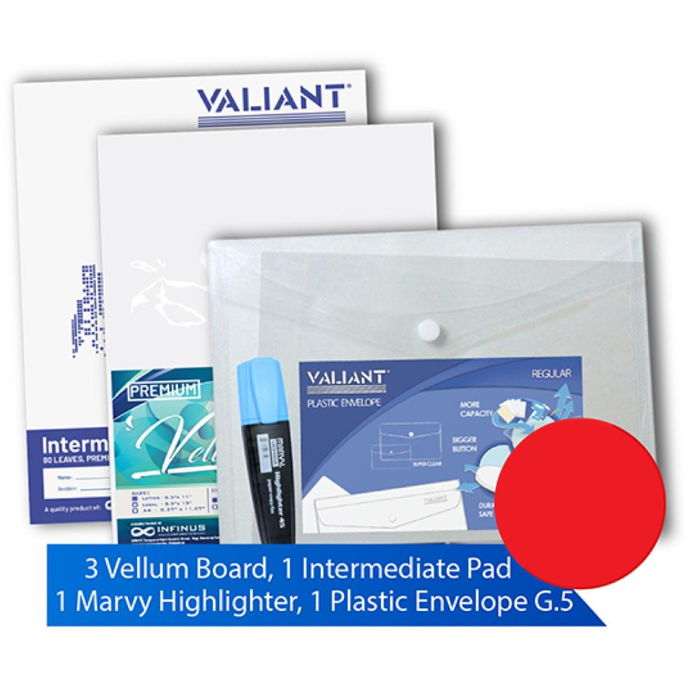 VALIANT PAD AND VELLUM BOARD BUNDLE 3S  
