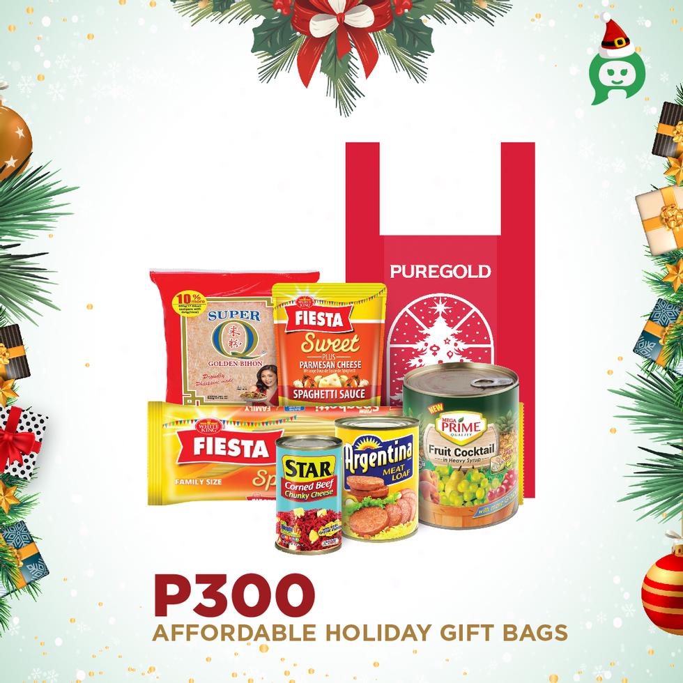 X-MAS BASKET HOLIDAY TREAT P300 (PRODUCTS MAY VARY DEPENDING ON THE AVAILABILITY)  