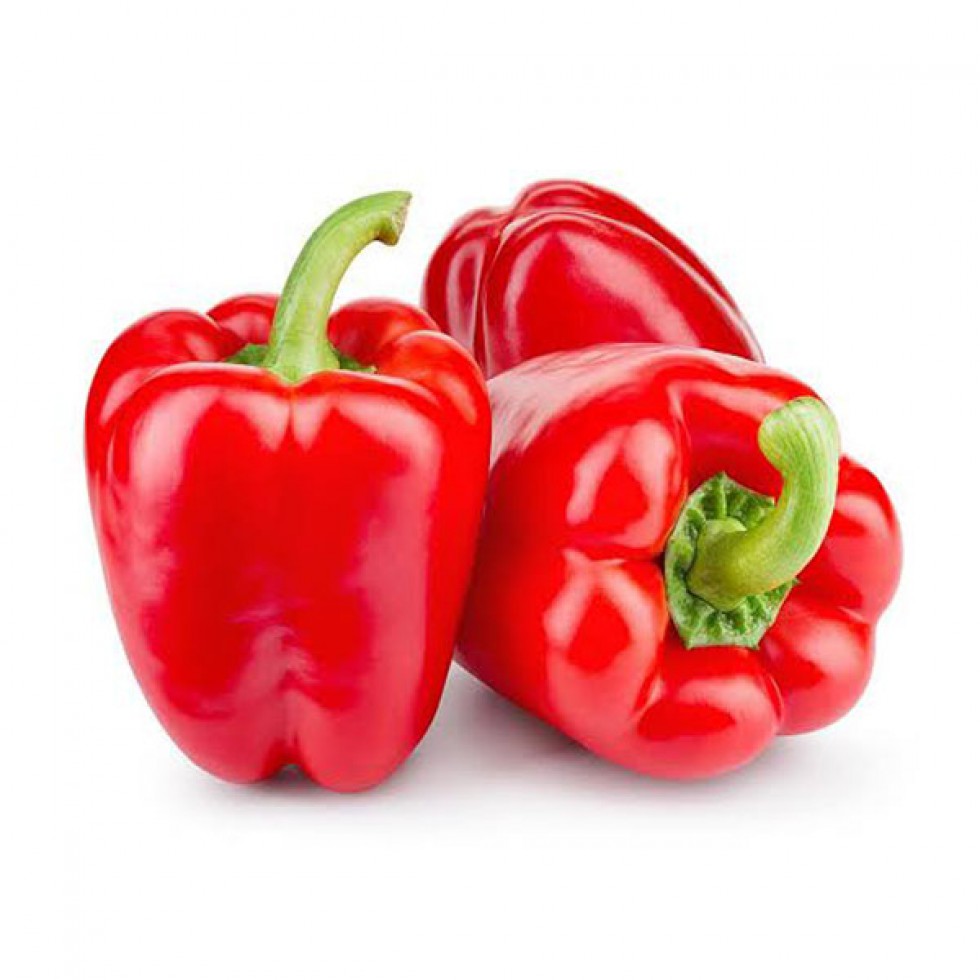 FRESH PRODUCE RED BELL PEPPER, CUT INTO CUBES  @250G
