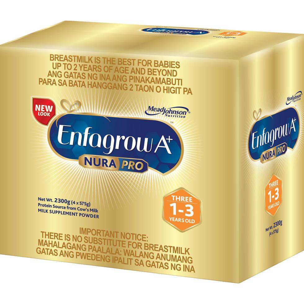 ENFAGROW A+ NURA PRO THREE MILK SUPPLEMENT POWDER 1-3 YEARS OLD  2.3KG