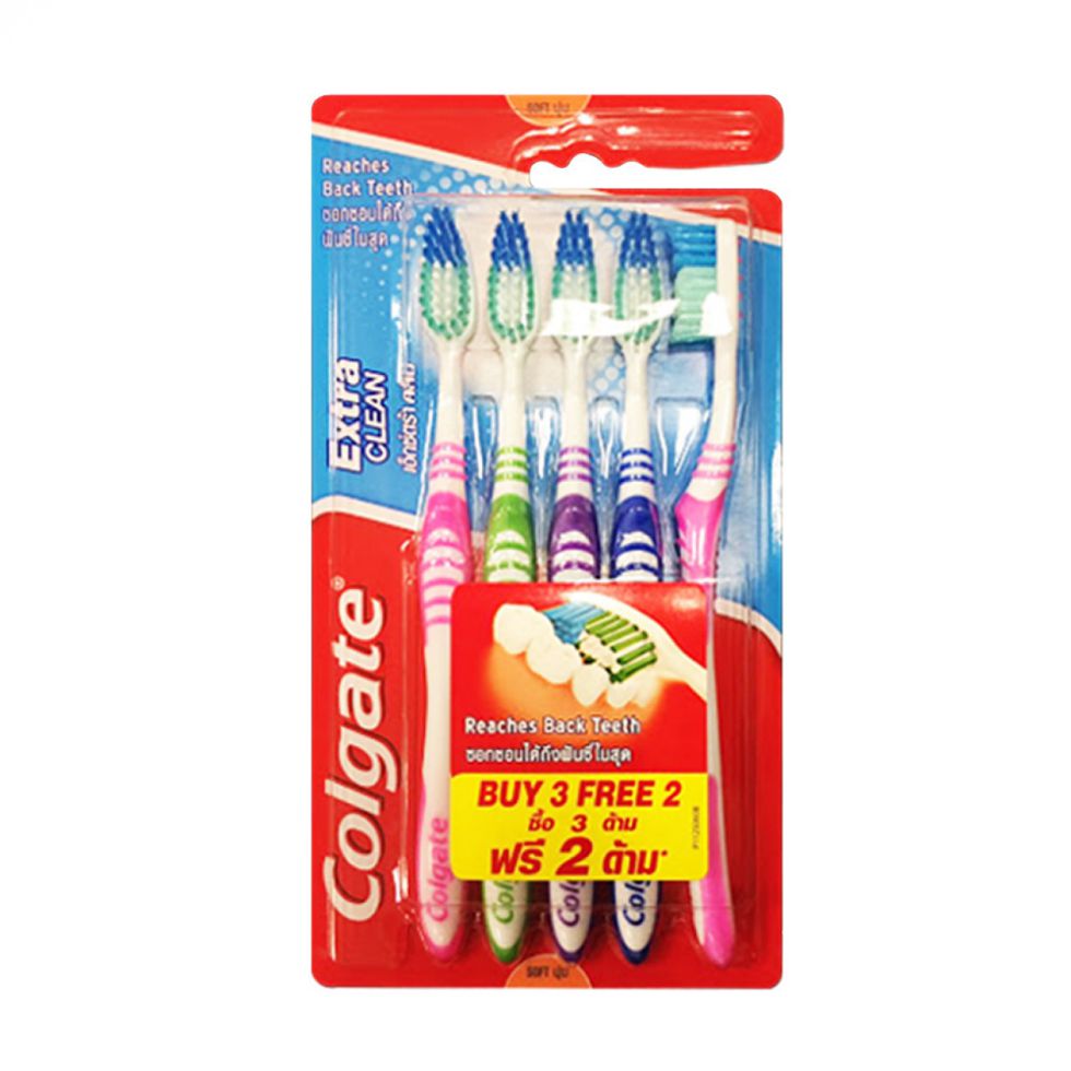 COLGATE TOOTHBRUSH EXTRA CLEAN 3+2 AD