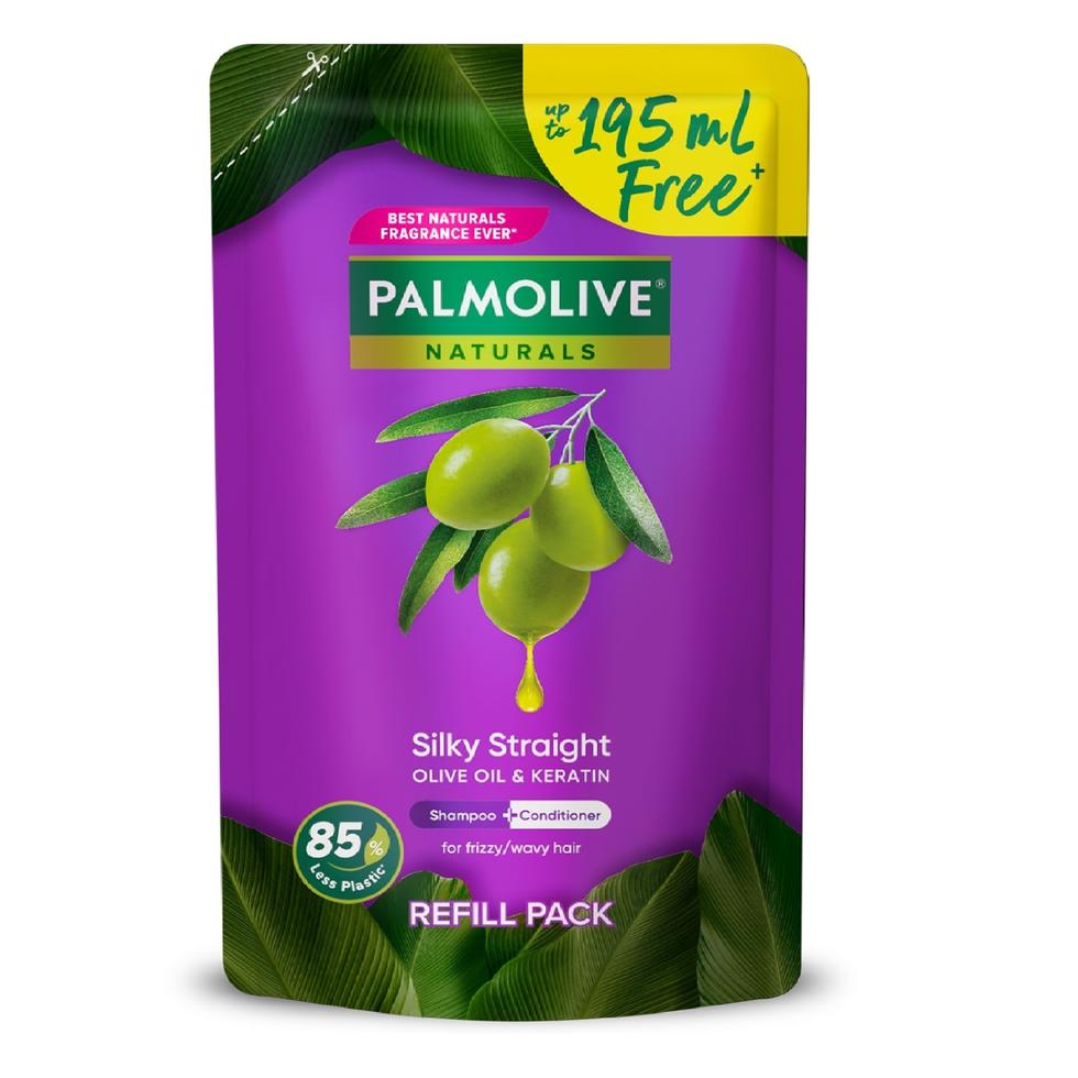 PALMOLIVE SHAMPOO DOY PACK SILKY STRAIGHT  600ML