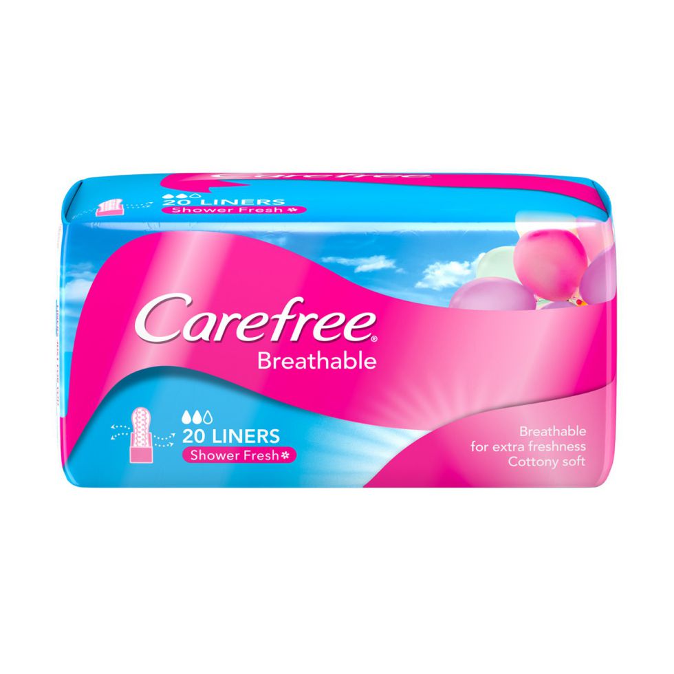 CAREFREE PANTY LINERS BREATHABLE SCENTED 20S