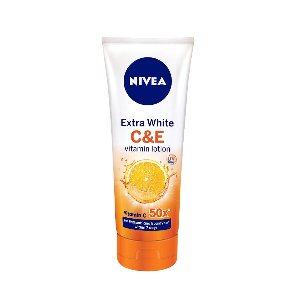 NIVEA BODY EXTRA WHITE VITAMIN LOTION C&E  180ML