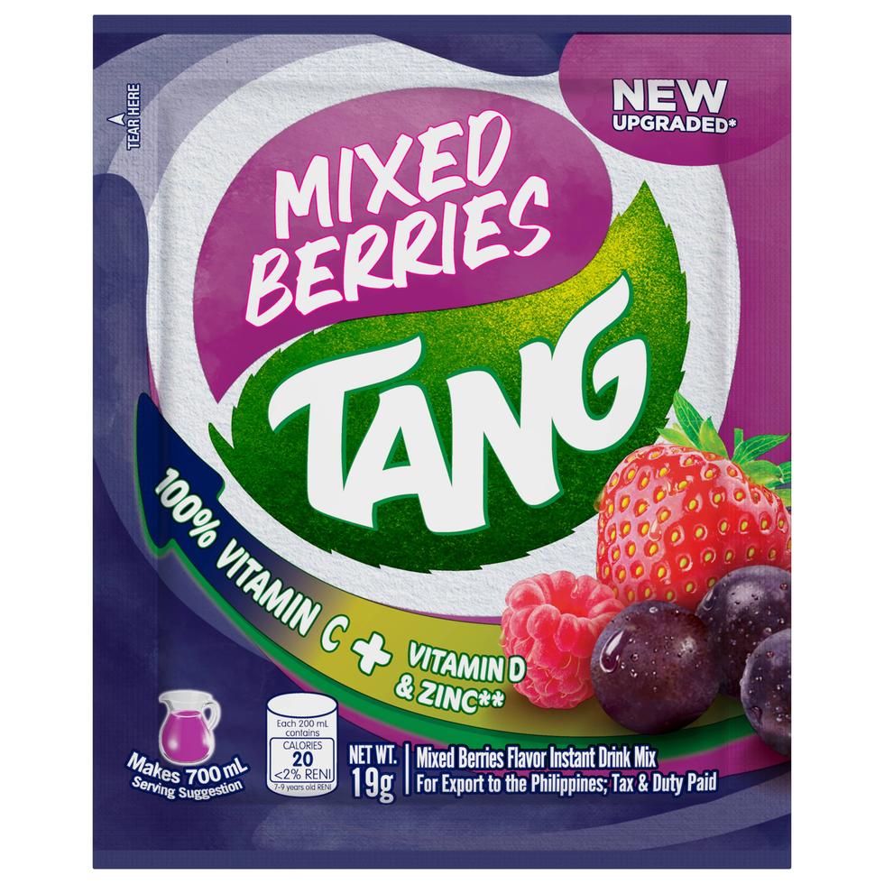 TANG POWDERED JUICE MIXED BERRIES 19G  