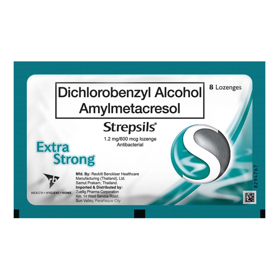 STREPSILS EXTRA STRONG  8 LOZENGES