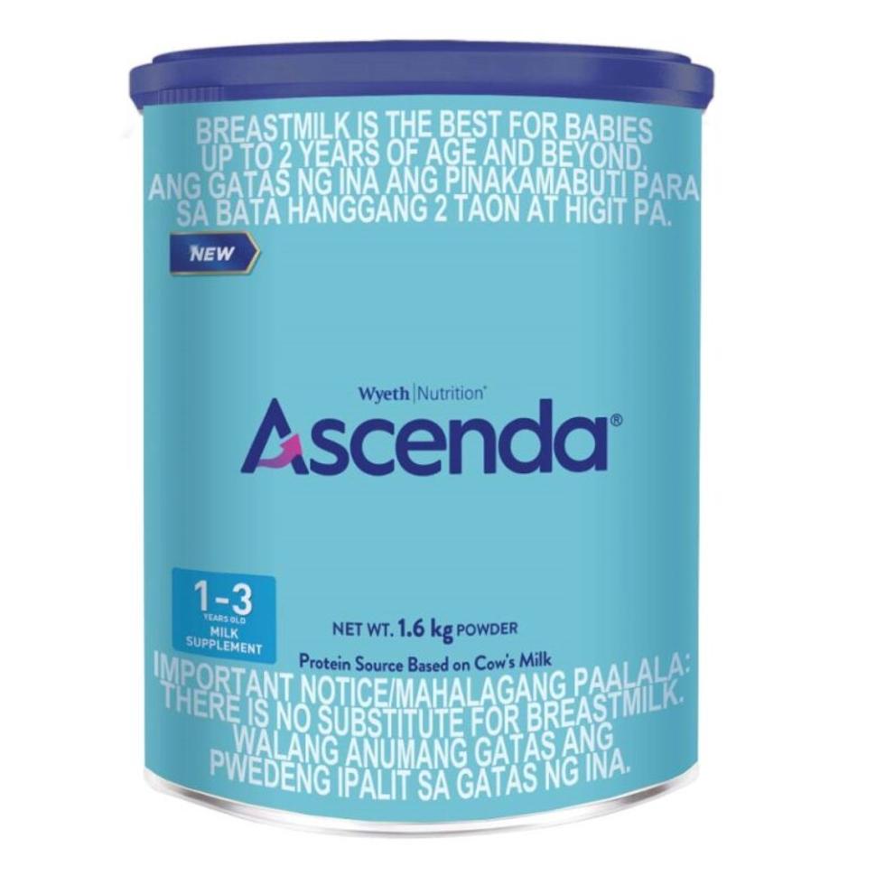 ASCENDA POWDERED MILK DRINK KID 3   1.6KG