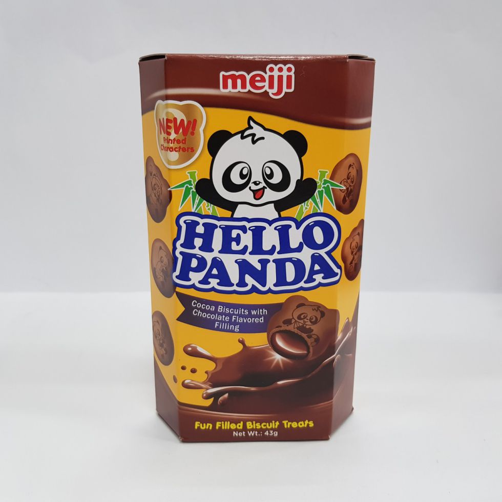 MEIJI HELLO PANDA  DOUBLE CHOCO 43G