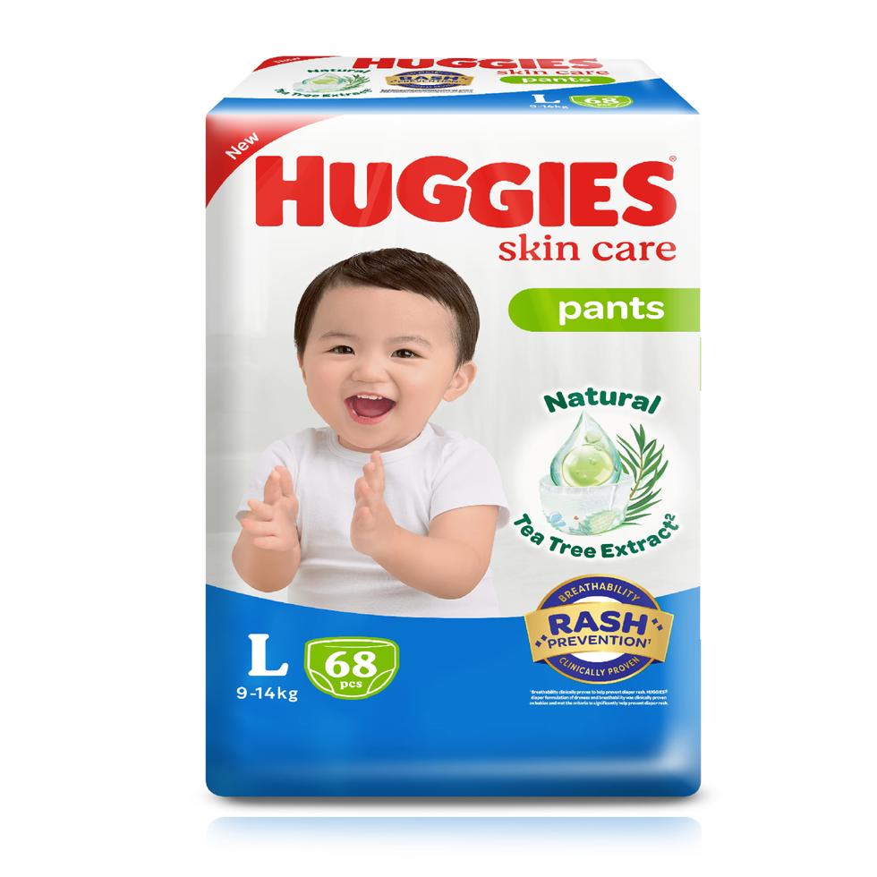 HUGGIES DRY PANTS LARGE 68S