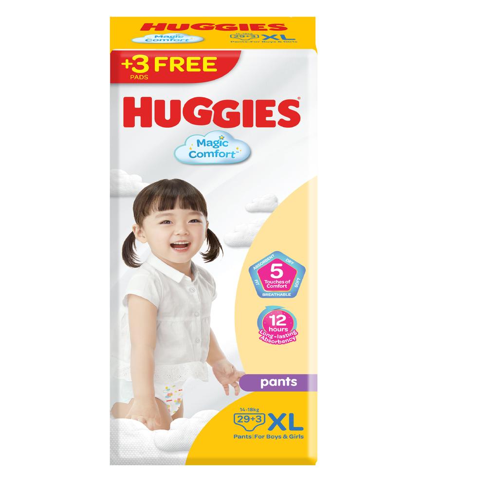 HUGGIES PANTS MAGIC COMFORT XL29+3S  