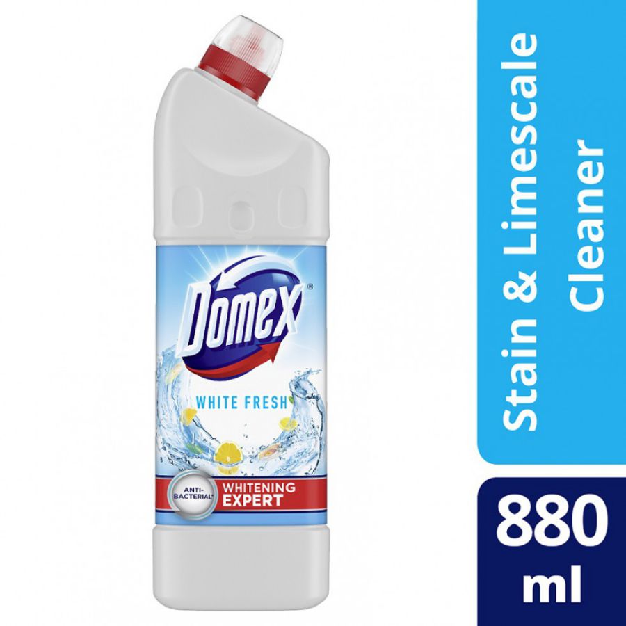 DOMEX  STAIN AND LIMESCALE CLEANER WHITE FRESH 880ML