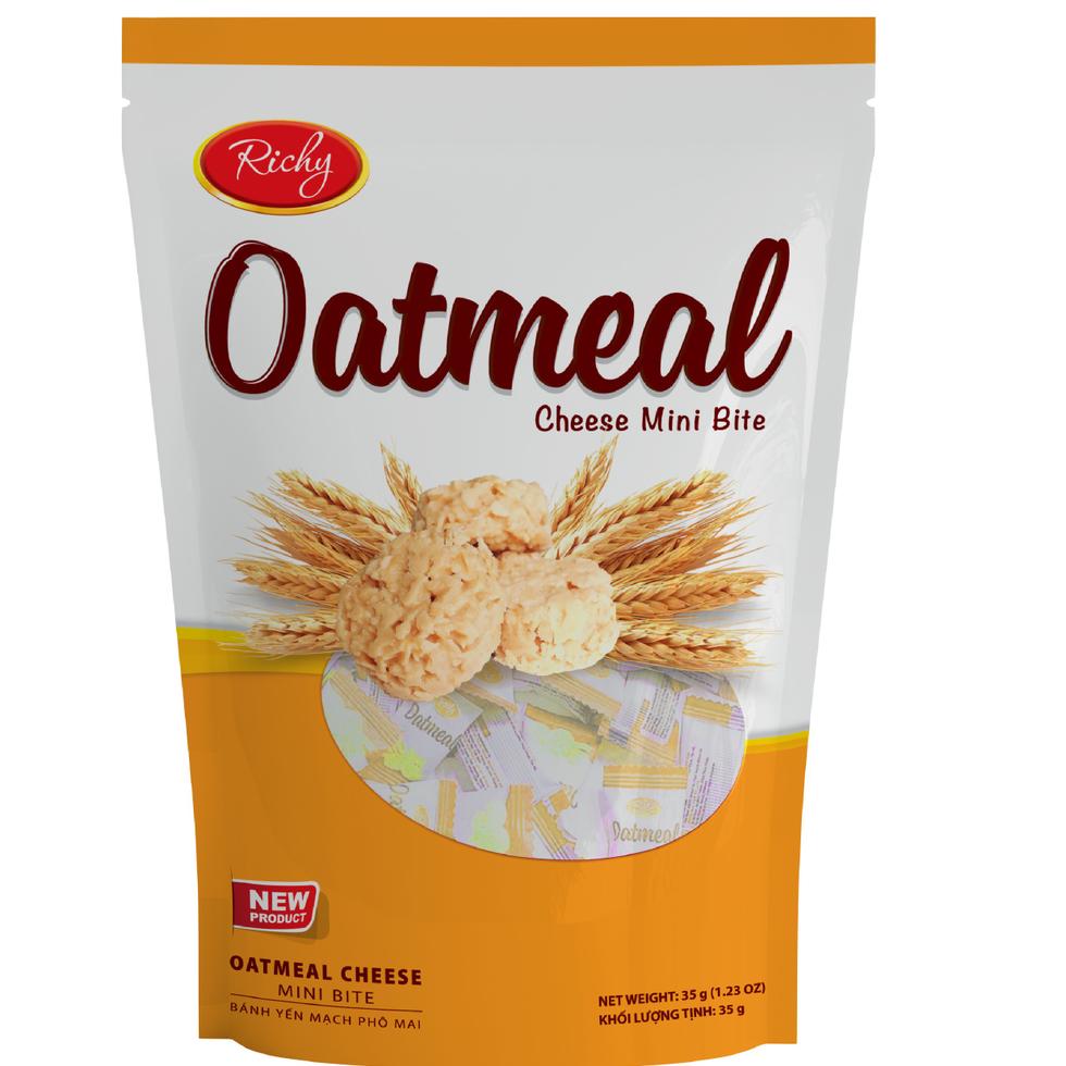 RICHY OATMEAL  CHEESE MINI BITE  35G