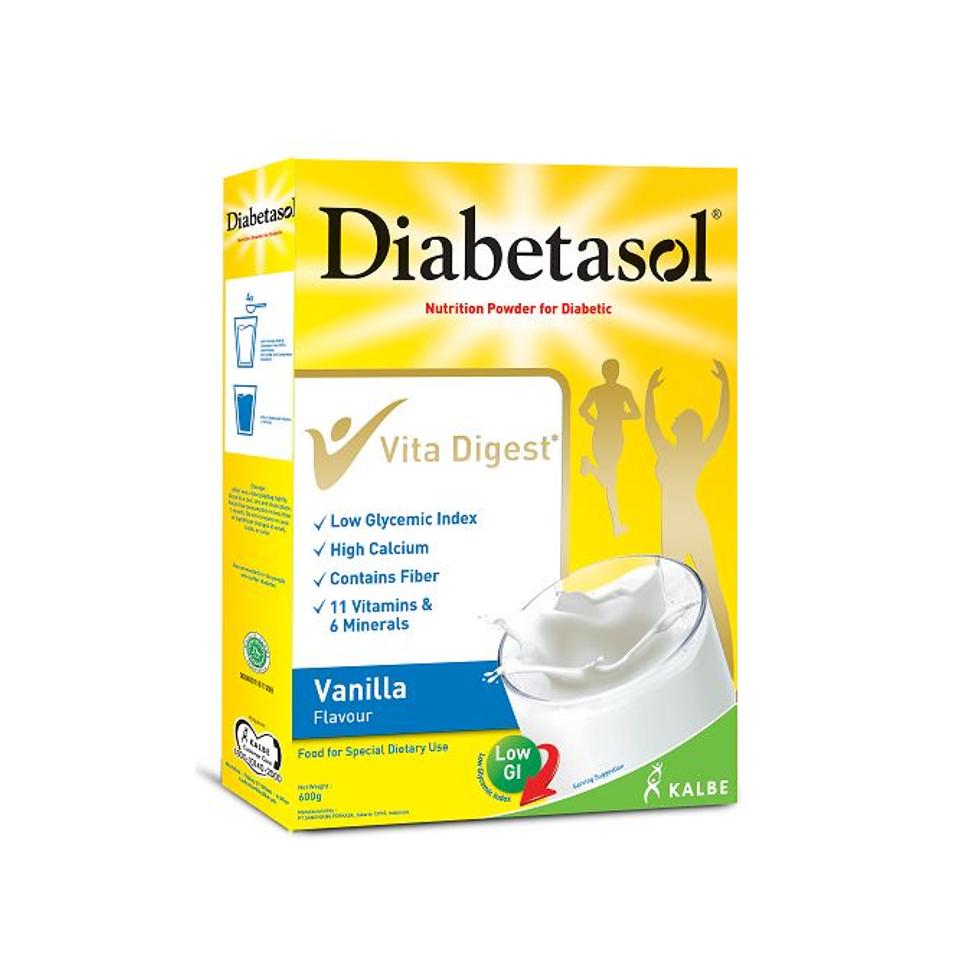 DIABETASOL NUTRITION POWDER FOR DIABETIC VANILLA  600G