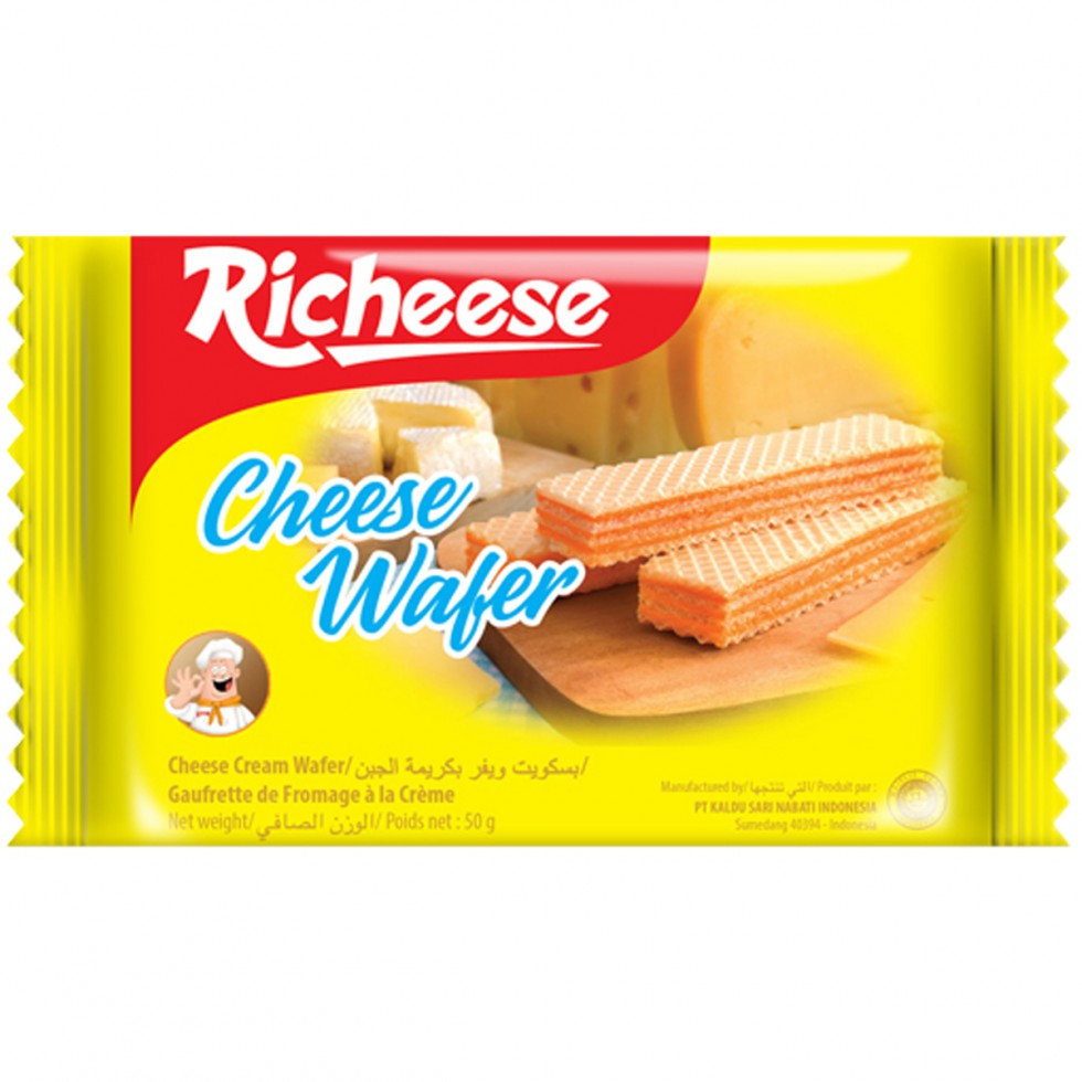 RICHEESE CREAM WAFER CHEESE 52G