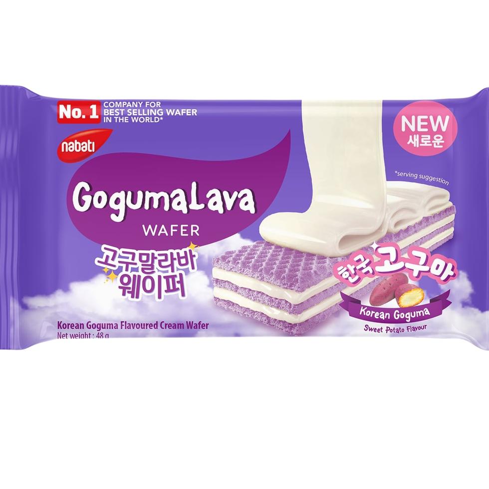 NABATI GOGUMA LAVA CREAM WAFER SWEET POTATO 48G