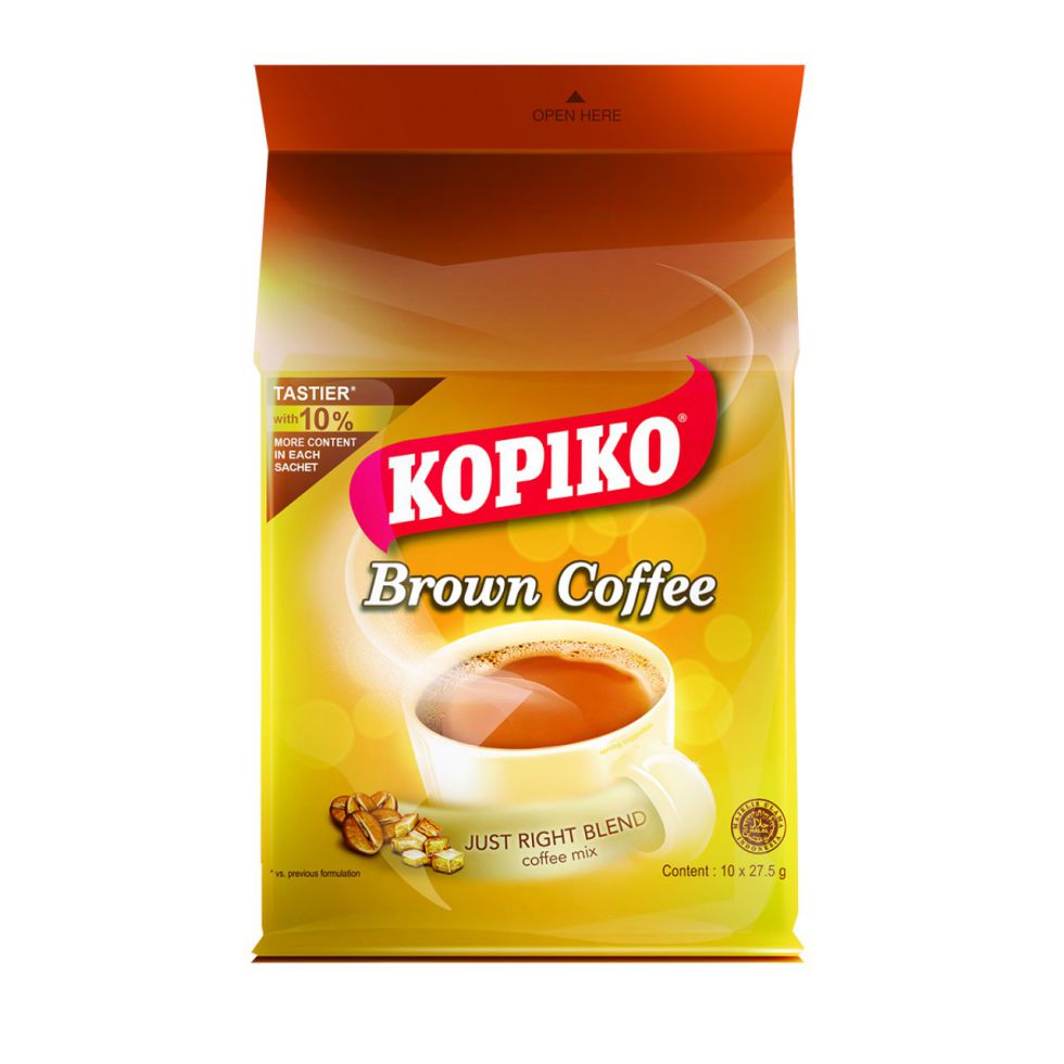 KOPIKO BROWN COFFEE POUCH  27.5GX10S