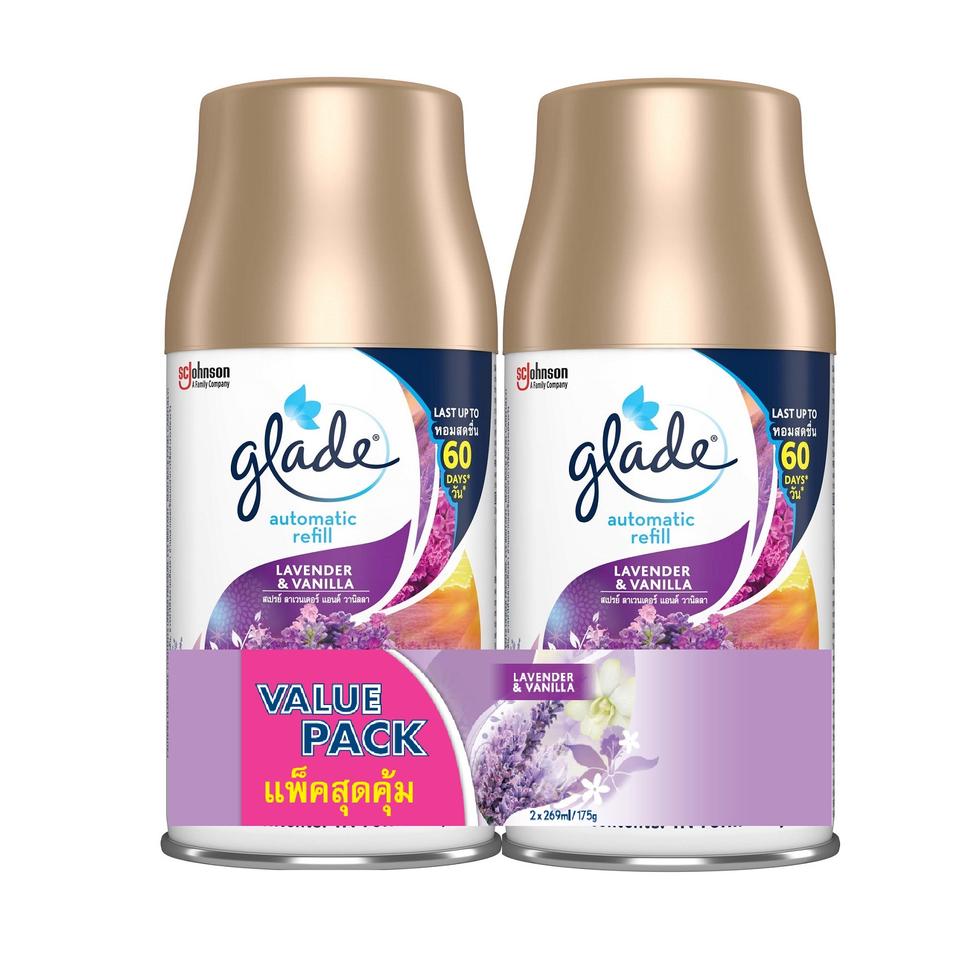 GLADE AUTOMATIC SPRAY VALUE PACK LAVENDER  175G