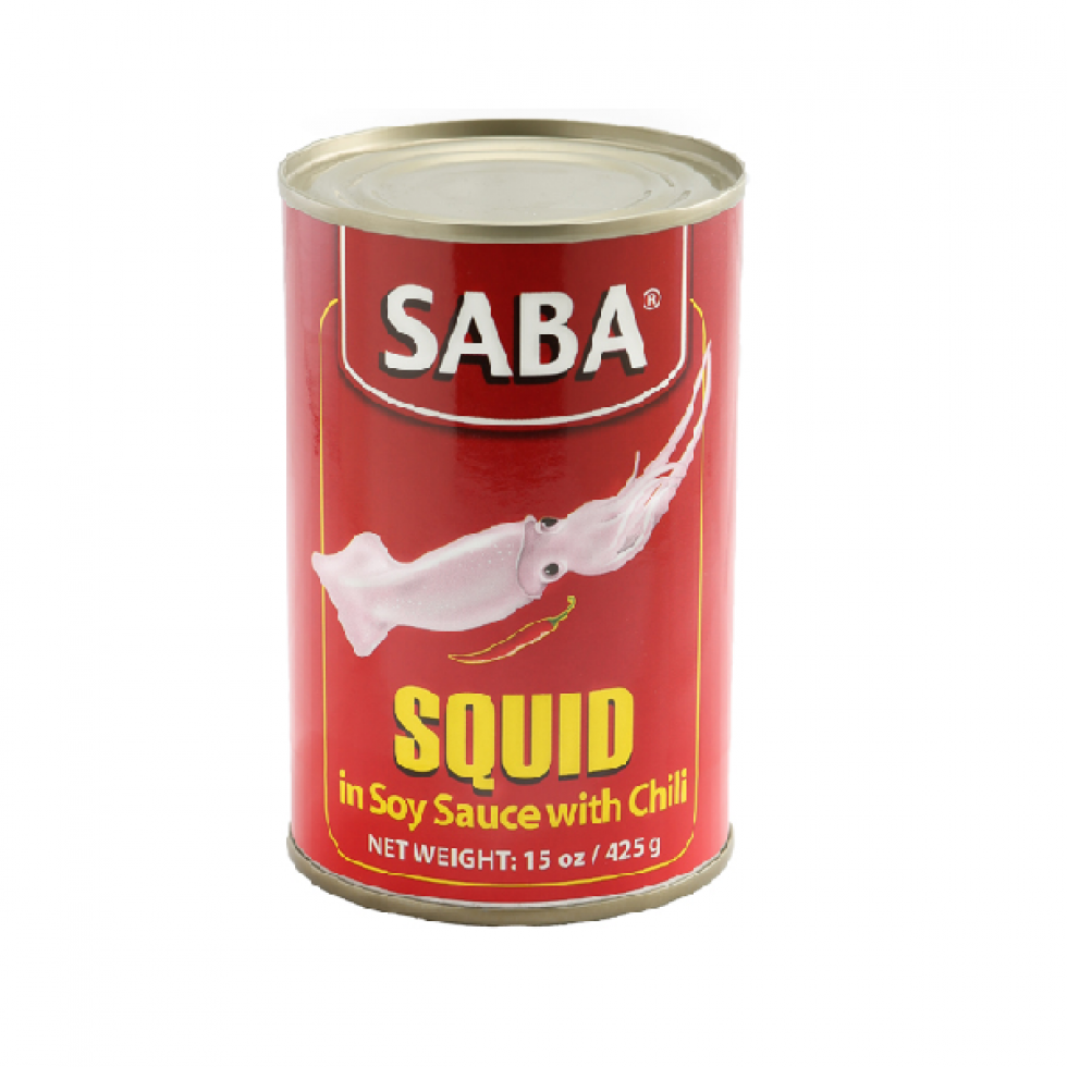 SABA SQUID SOY SCE CHILI 425G
