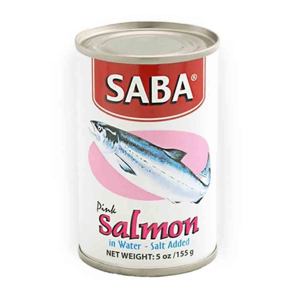 SABA PINK SALMON NAT OIL 155G